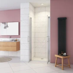 Porte De douche 105x187cm avec en verre sécurit clair anticalcaire