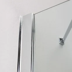 Porte double articulée pour baignoire en verre clair - giada