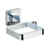 Porte sèche-cheveux en acier inox Quadro