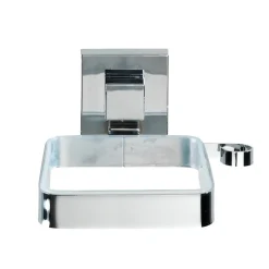 Porte sèche-cheveux en acier inox Quadro