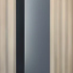 Portes de douche battantes en niche 90 x 200 cm, verre anticalcaire, profilé noir mat, Schulte Impériale Trend 2.0