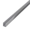Profil de douche LM Ilcom en acier inoxydable Argent satiné - 11mm x 2440mm x 0,65 ep.
