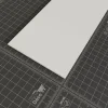 Profil Plat PVC 100 mm - Longueur 2.60 m - Lot de 5