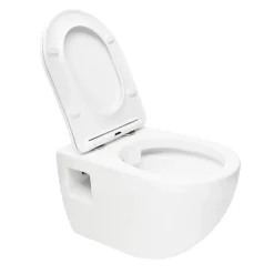 Project WC suspendu sans bride avec abatant softclose, blanc (SATWCPRO010RREXP)