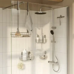 Raclette de douche + support chromé Cavally GoodHome