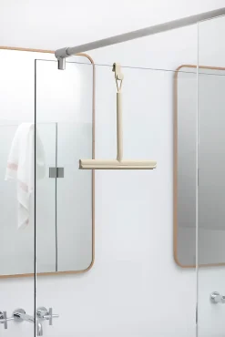 Raclette de douche avec crochet à suspendre, beige, Brabantia ReNew