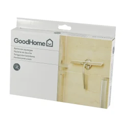 Raclette pour parois de douche et vitres GoodHome argenté acier inoxydable L.25 x l.17cm