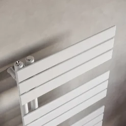Radiateur à eau chaude SIRHONA Salle de bain Sèche-serviettes 760x400x62mm - Vertical -Blanc