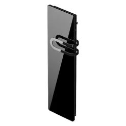 Radiateur connecté 700W + Soufferie 800W Verre massif Noir astrakan CAMPAVER BAINS Nativ - INTUIS - K165125