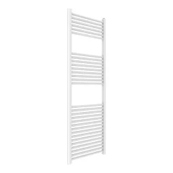 Radiateur De Salle De Bain 55X150 En Acier Blanc Avec 30 Tubes Horizontaux