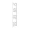 Radiateur De Salle De Bain Sèche-Serviettes 45X180 33 Tubes En Acier Blanc