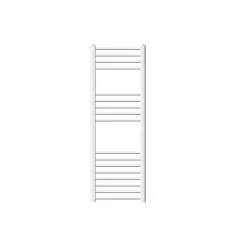 Radiateur de Salle de Bain Design Sahara, 400x1200 mm, Blanc, Forme Courbé
