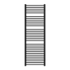 Radiateur de Salle de Bain Design Sahara, 600 x 1800 mm, Noir Mat, Forme Droite