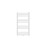 Radiateur de Salle de Bain Design Sahara, 500 x 800 mm, Blanc, Forme Droit