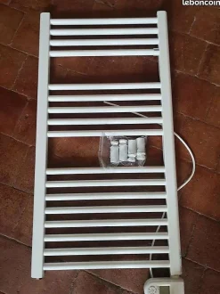 Radiateur electrique inertie fluide H. 104 cm blanc 500 W - delonghi