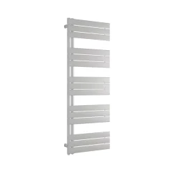 Radiateur et sèche-serviettes design D16W, raccord gauche ou droite - blanc - 160x50cm, Sans kit de connexion