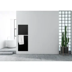 Radiateur électrique allure noir 45x120 cm Fabriqué en France
