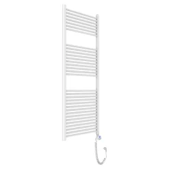 Radiateur Électrique Avec Thermostat Réglable 60X150 En Acier Blanc