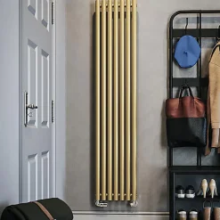 Radiateur mixte doré de 1200mm de haut et 260mm de large - 404 Watt - ROL1200/260ROV2BRA