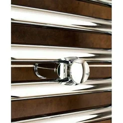 Radiateur sèche-serviettes circuit de chauffage 150 cm x 50 cm finition chrome poli en acier Kibath