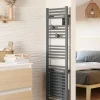Radiateur sèche-serviettes électrique Riva 5 - Avec soufflerie - 750W+1000W - Dimensions: 1631 x 500 x 134 mm