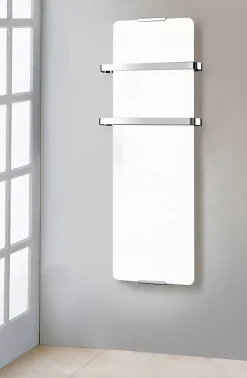 Radiateur Sèche-serviettes électrique design Blanc 1200W Chemin Arte