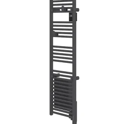 Radiateur sèche-serviettes connecté Doris avec soufflerie étroit 1500W Anthracite - ATLANTIC - 851288