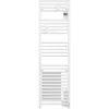 Radiateur sèche-serviettes connecté Doris étroit 300W Blanc carat - ATLANTIC - 851289