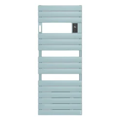 Radiateur sèche-serviettes connecté Adelis avec soufflerie 1750W Vert d'eau - ATLANTIC - 861654