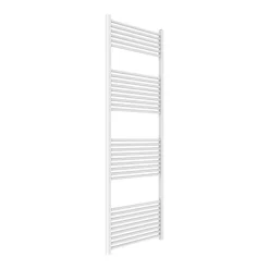 Radiateur Sèche-Serviettes En Acier Blanc 65X180 Avec 33 Tubes