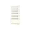 Radiateur sèche-serviettes électrique FASSANE SPA ASYMETRIQUE 1000W blanc - ACOVA - TFR100-055IFS