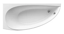 Ravak Avocado 150 x 75 cm Baignoire d'angle gain de place, orientation gauche en acrylique, sans pieds, blanc (CT01000000)