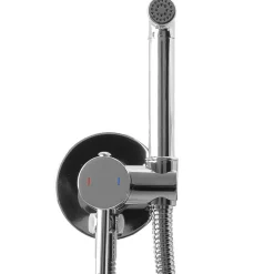 Rea Robinet Bidet Douchette Chrome Mural Monocommande