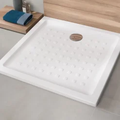 Receveur 100 x 100 VILLEROY ET BOCH O.Novo ceramique carré blanc