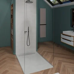 Receveur de douche à carreler monopente 150 x 100 cm
