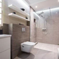 Receveur de douche à carreler caniveau 120 x 120 cm