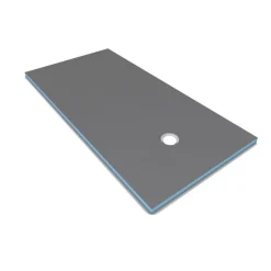 Receveur de douche à carreler 160 x 100 WEDI Fundo Primo rectangle écoulement excentré
