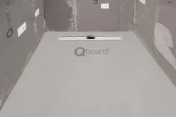 Receveur de douche à carreler 90 x 180 cm, caniveau extra-plat, Qboard Liquid