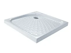 Receveur de douche à poser extra-plat 80 x 80 cm, céramique, blanc, Villeroy & Boch Collection