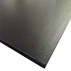 Receveur de douche SMC en fibre de verre effet pierre avec bonde inclus H. 2,6 cm 80 x 100 Noir