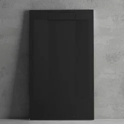 Receveur de douche 90 x 160 cm noir extra plat SUEZ surface ardoisee