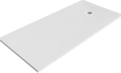 Receveur de douche 90 x 180 cm, résine, blanc, GoodHome Douro