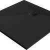 Receveur de douche 90 x 90 cm, résine, noir, Douro GoodHome