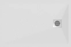 Receveur de douche 80 x 120 cm, résine, blanc, Douro GoodHome