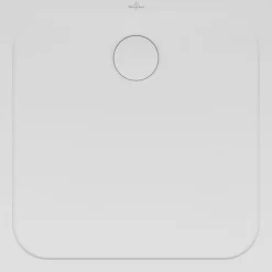 Receveur de douche 90 x 90 cm en céramique, blanc, Villeroy & Boch Slim