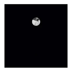 Receveur de douche 90 x 90 cm, noir, Allibert Karbon
