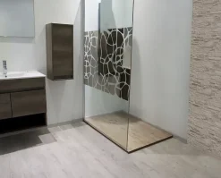 Receveur de douche 90 x 120 cm, bois, Ondee Naturo