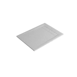 Receveur de douche 90 x 120 cm, résine, blanc, GoodHome Luiro