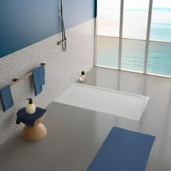 Receveur de douche 90 x 120 cm en céramique, blanc, Villeroy & Boch Slim
