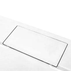 Receveur de douche 90 x 120 cm, effet pierre blanche, Schulte